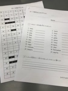 ローマ字のmとn Gw中の予定再確認 文理学院 校舎ブログ